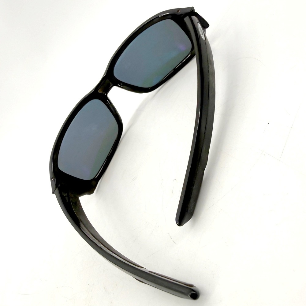 Oakley Straightlink Sunglasses Mens 61mm Black Rectangular Wrap *Scatched